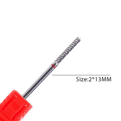 1pc Carbide Tungsten Nail Drill Bit Rotate Burr Milling Nail Cutter