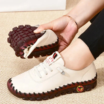 Women Shoes Leather Loafers