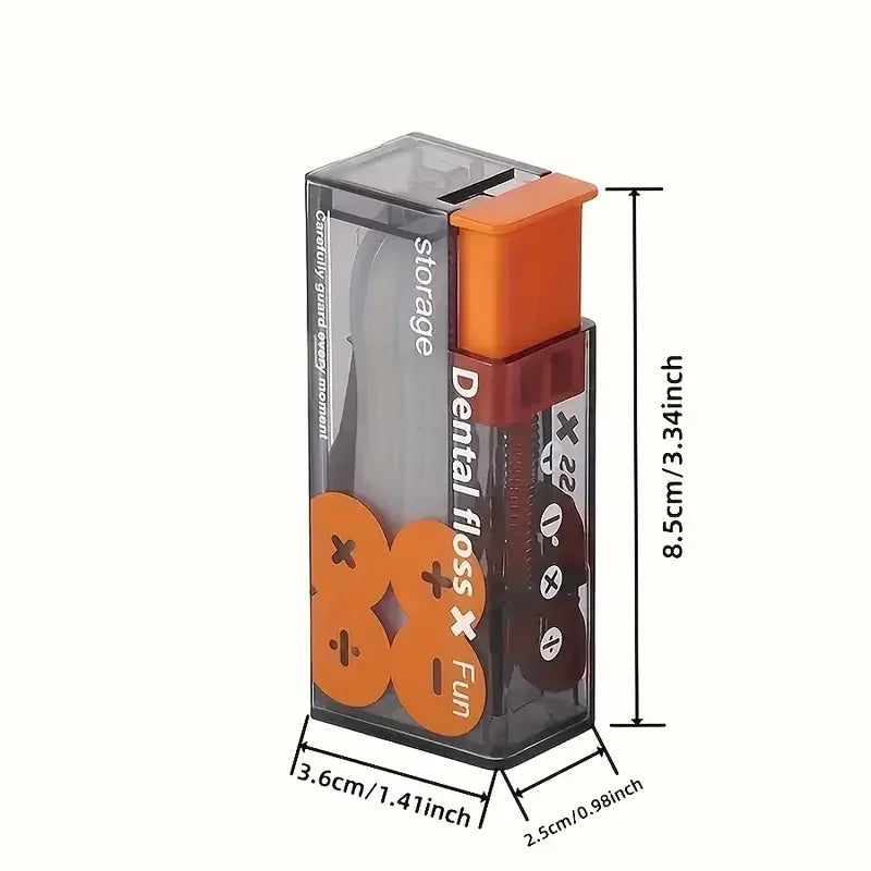 Automatic Dental Floss Storage Box Pop-Up Dental Floss Dispenser With