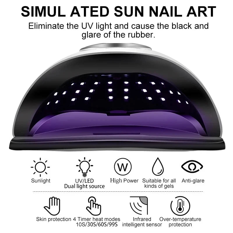 Professional Nail Lamp Infrared Sensor Manicure Nail Light For Fast