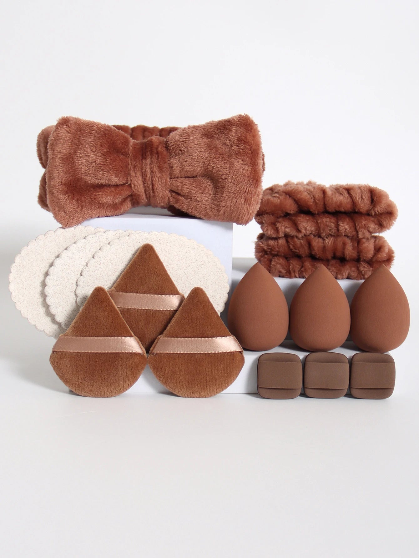15 件套 Cosmetic Puff Makeup Sponge Blender Beauty Egg Foundation