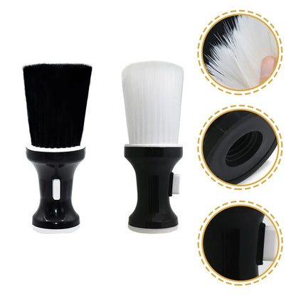 Barber Shop Broken Hair Duster Brush Black Hairdressing Wipe Neck Hair