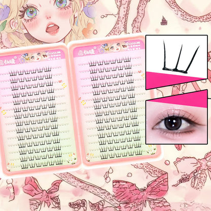 Korean Idol False Eyelashes Wispy Dense ACE Comics Artificial Eyelash