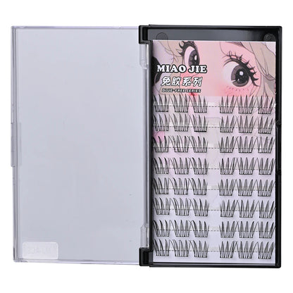 MIAOJIE Glue-free False Eyelashes, Fishtail Princess Lazy Eyelashes,