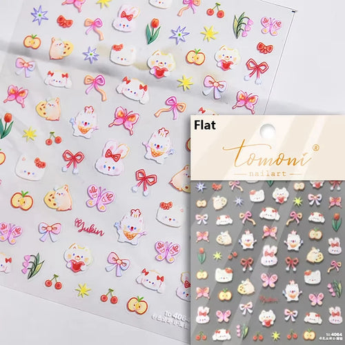 Pink Translucent Peach Jelly Texture 5D Soft Embossed Reliefs Self
