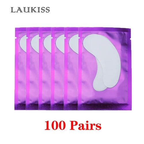25/50/100Pairs Eye Patches Under Eyelash Pads for Building Hydrogel