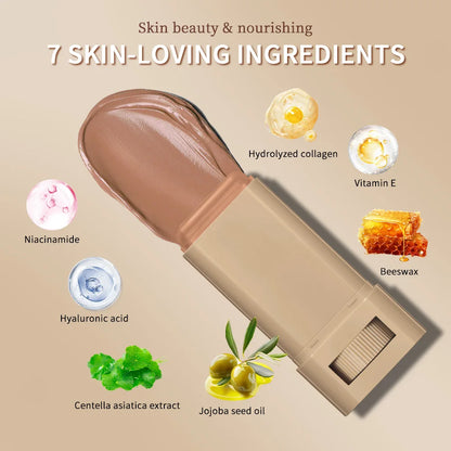 Foundation Skin Tint Balm Skin Tint Stick Waterproof Nourishing Solid