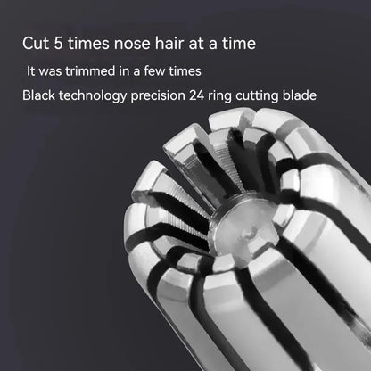 Barbeador elétrico portátil masculino, indolor nariz cabelo aparar,