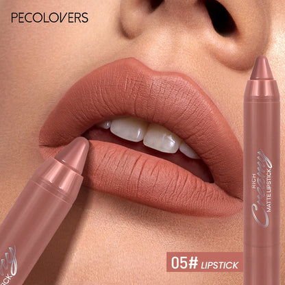 Multiple Colors Matte Lip Liner, Use As Lip Liner and Lipstick, Easy