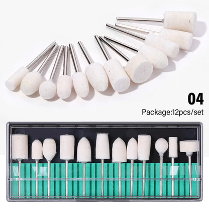 LINMANDA 6 In 1 Electric Nail Drills Kit Remove Polisher Manicure