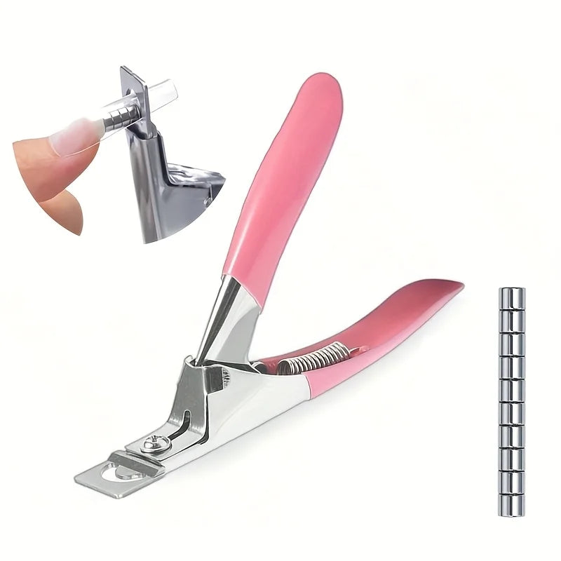 Acrylic Nail Clippers with 15Pcs Magnets Nail Clippers Cutters for