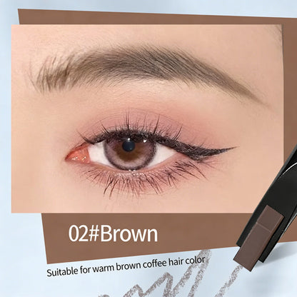 QXQY Eyebrow Pencil Automatic Rotating Double Head Long Lasting