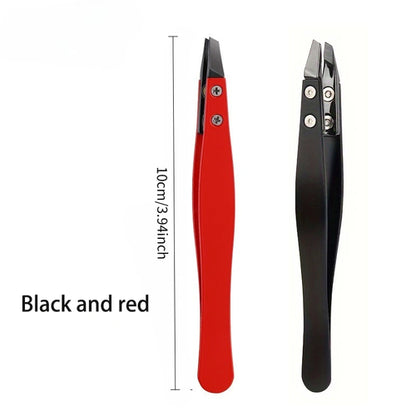Zirconia Ceramic Pointed Tweezers Stainless Steel Tweezers with