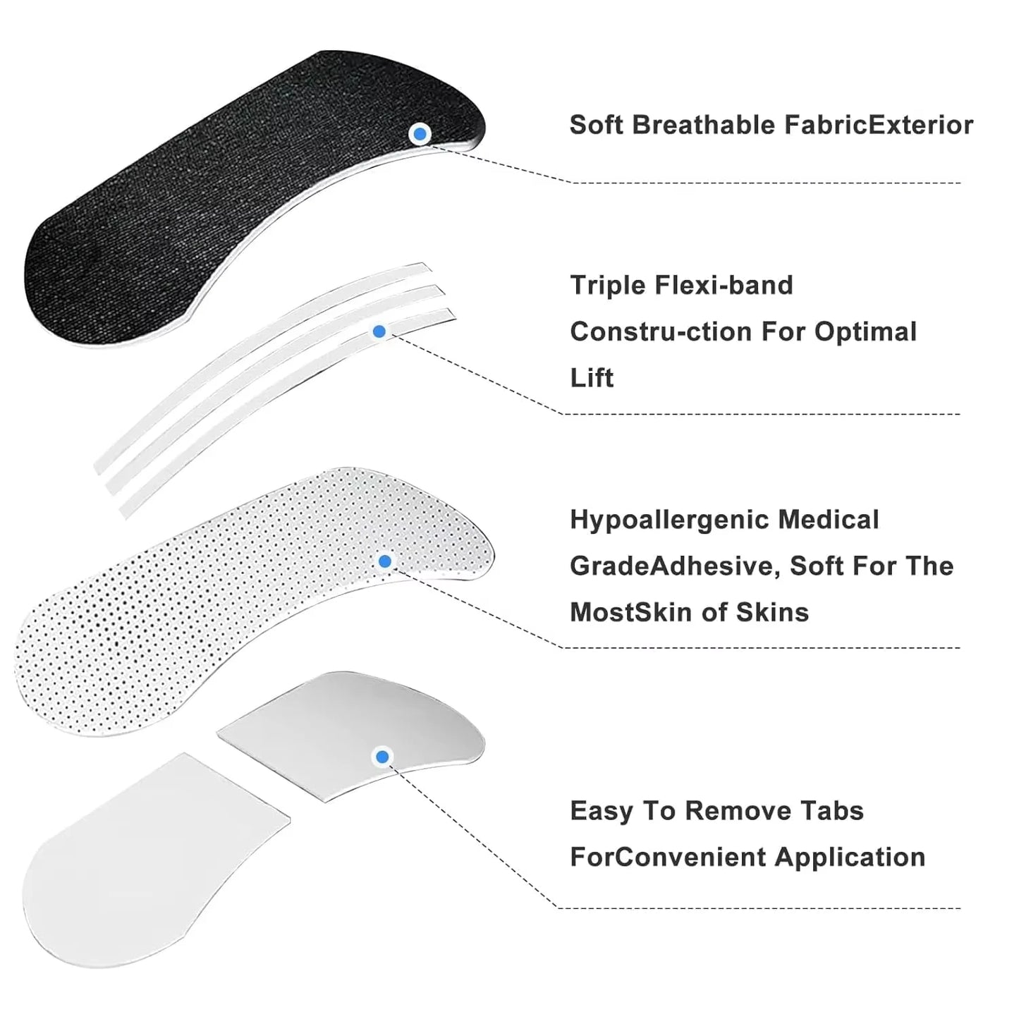 Anti Snoring Nose Strips for Breathing Correction Physical Expansion