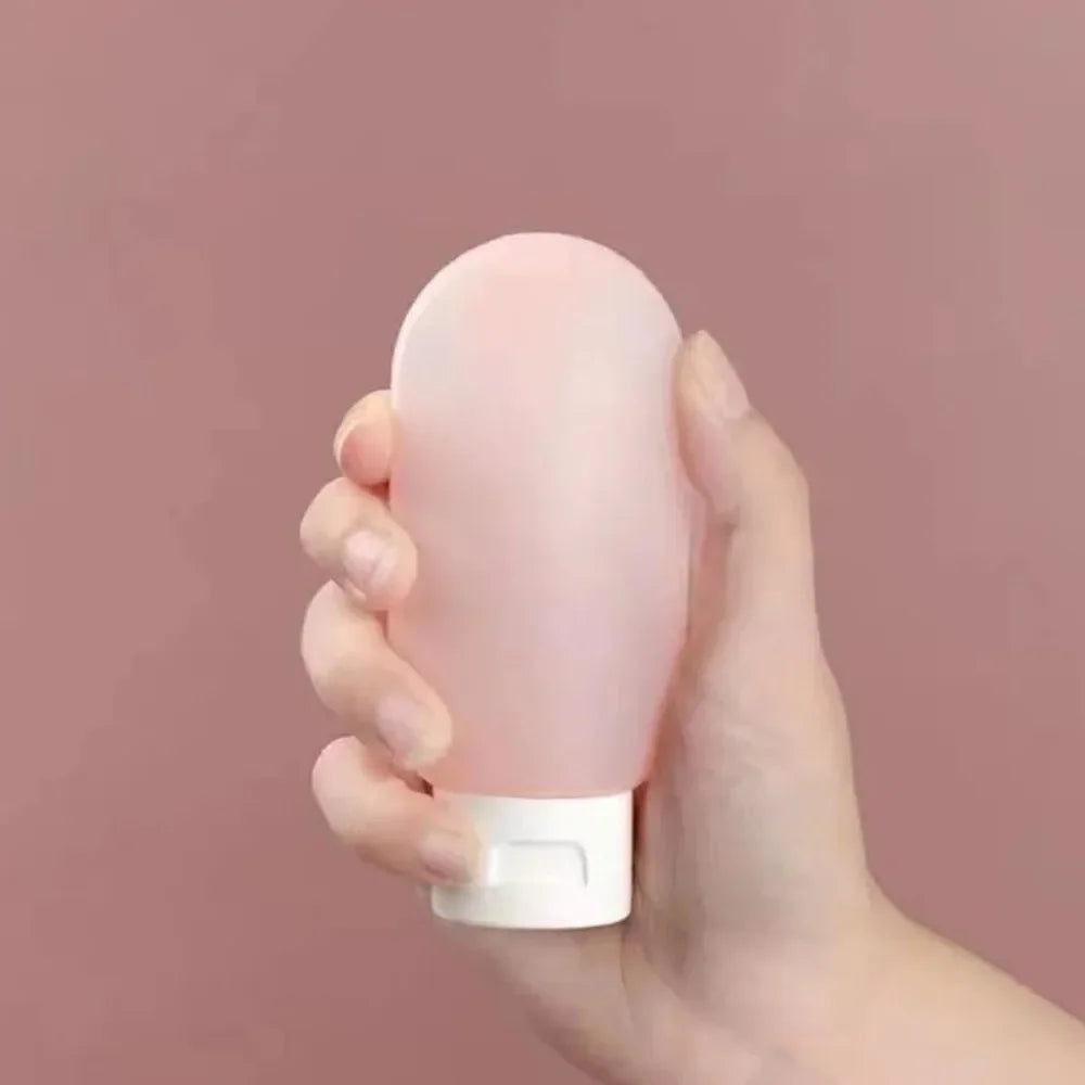 4Pcs/Set Refillable Bottle 60ml Soft Lotion Container Squeeze Tube