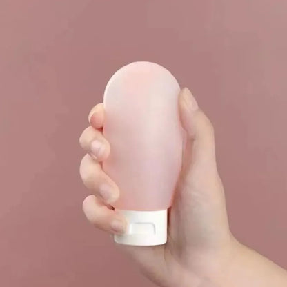 4Pcs/Set Refillable Bottle 60ml Soft Lotion Container Squeeze Tube