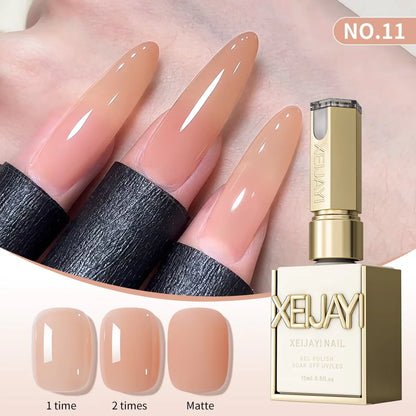 15ML transparent pink gel nail polish long-lasting nail polish gel