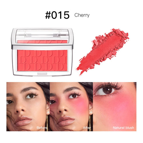 6 Colors Matte Embossed Blush Rosy Blusher Facial Blush Powder High