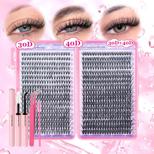720/200pcs eyelash Extension Kit Fluffy Eyelash Extension kit with