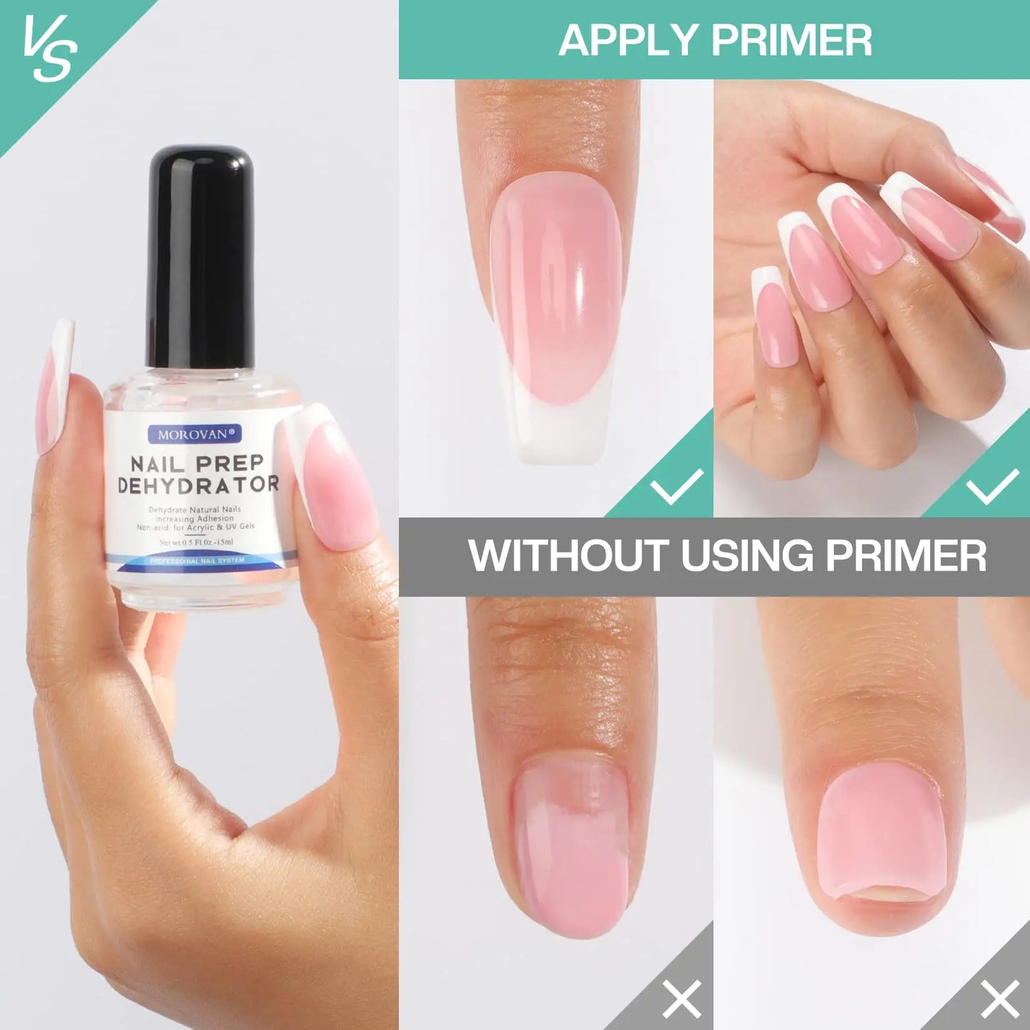 Morovan Natural Nail Dehydrator and Acid-Free Primer Nail Dehydrator