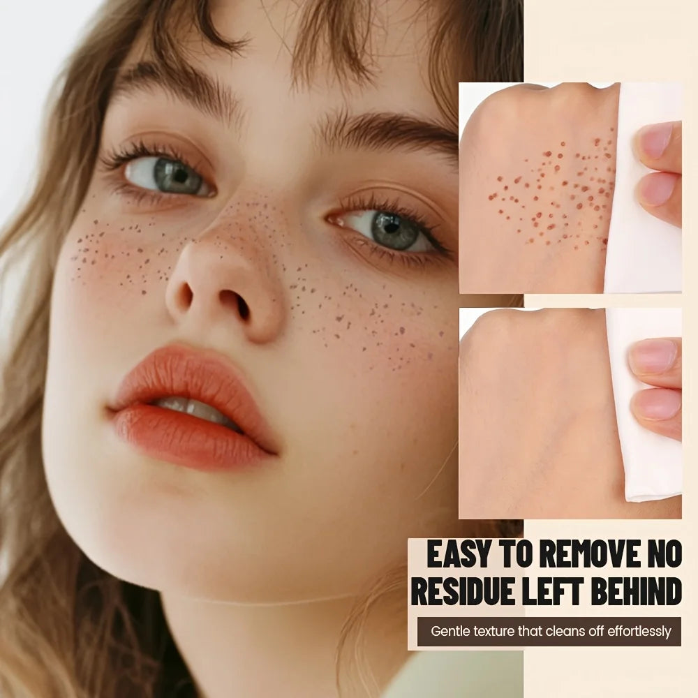 Freckle Stamp Makeup Pen Waterproof, Natural Look Dot Freckles, Long