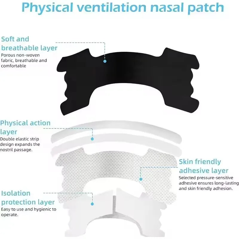 60/30/10PCS Black Nose Strips Extra Strength Nasal Strips Better