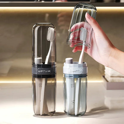 Toothbrush Travel Containers Transparent Portable Toothbrush Case