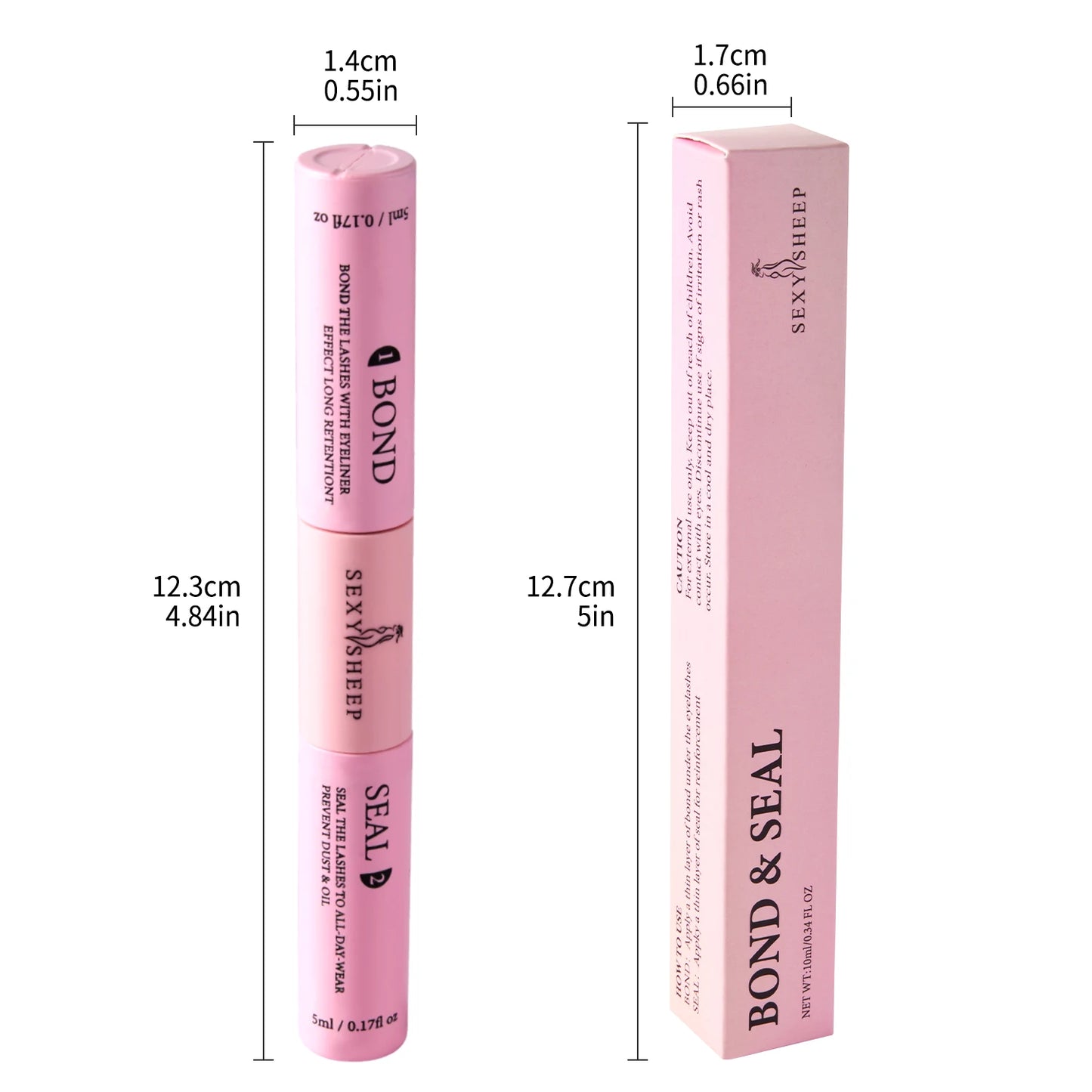 Eyelash Glue and Seal for Eyelash Clusters Strong Fixed  Eyelash Glue