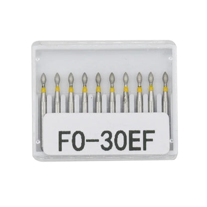 Dental Diamond Burs 10 pieces/set FG diameter drill bit 1.6mm