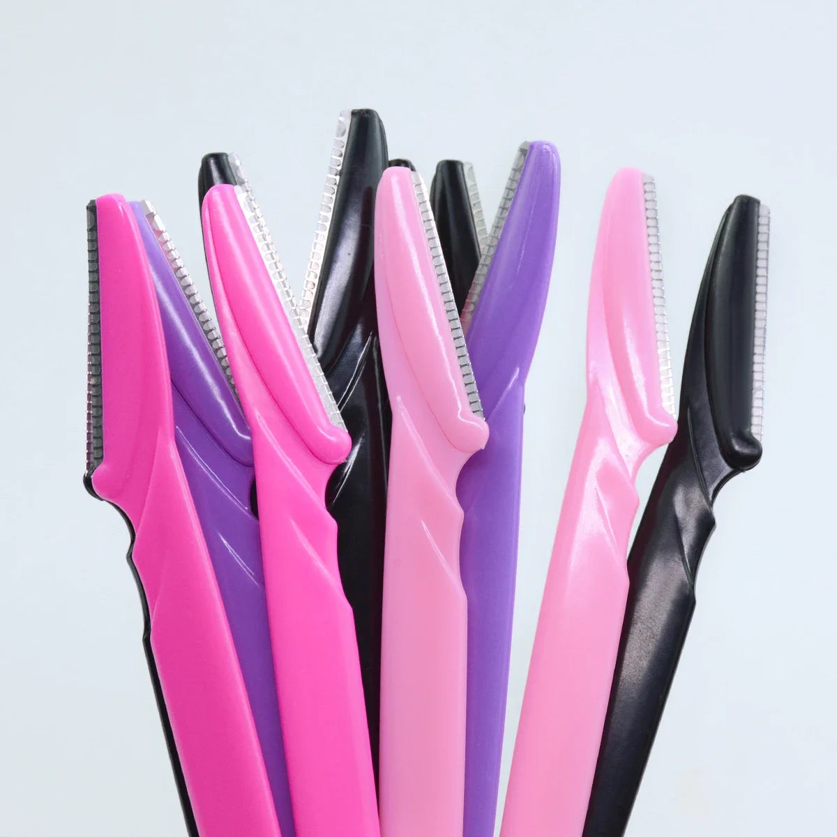 30Pcs/Bottle Eyebrow Razors With Container Facial Eye Brow Trimmer In
