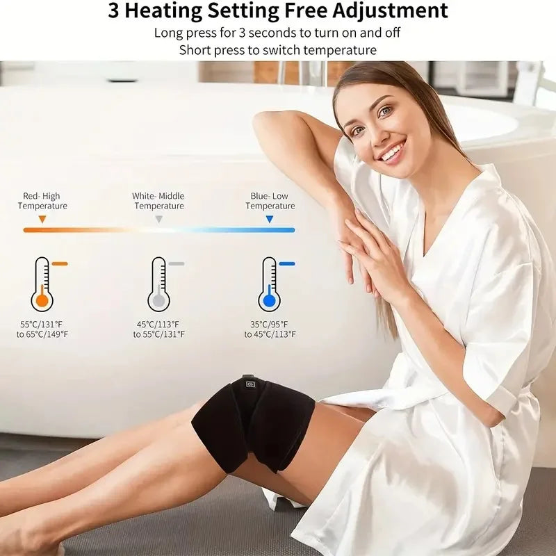 Electric Knee Pads USB Charging for Autumn and Winter Cold Protection