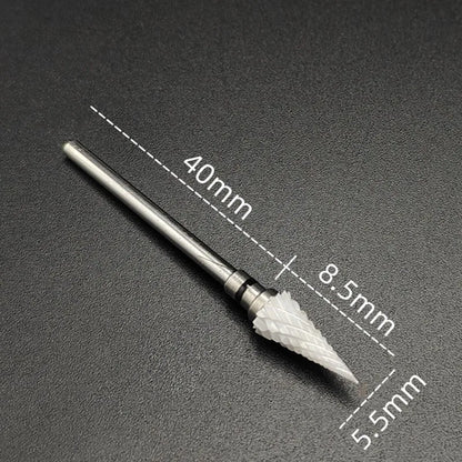 Ceramic Carbide Nail Drill Bit Rotate Burr Milling Nail Cutter Bits