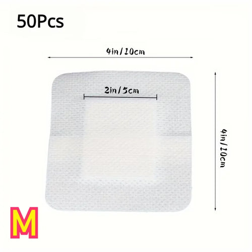 50 pcs 6*7cm grand pansement adhésif médical Non tissé pansement,