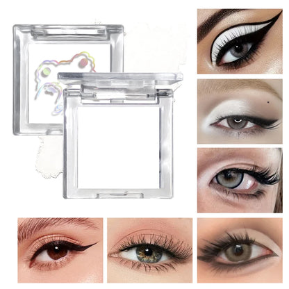 Long Lasting Matte highlights with eyeshadow tray - Shiny glitter for