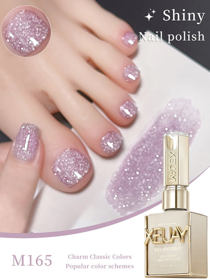 1Pc 15ML Milky White Pure Nail Polish Gel Nail Add Semi-Permanent Soak