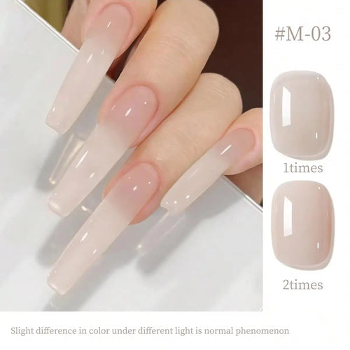 1pc 15ml Reddish Brown Gel Nail Polish Starter Pure Soak Off No Wipe
