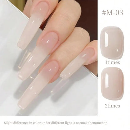 1pc 15ml Reddish Brown Gel Nail Polish Starter Pure Soak Off No Wipe