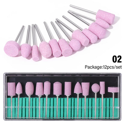 LINMANDA 6 In 1 Electric Nail Drills Kit Remove Polisher Manicure