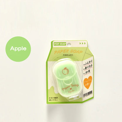 Portable Hand Soap Sheets for Travel | Dissolving Cleanser Wipes |