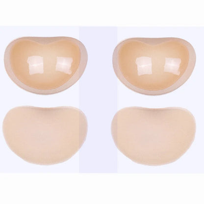 Push up bikini or bra adhesive cups