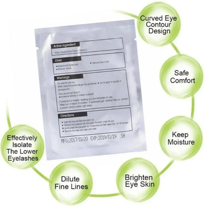 100pairs eye patches eyelash extension under eyelashes fake lashes