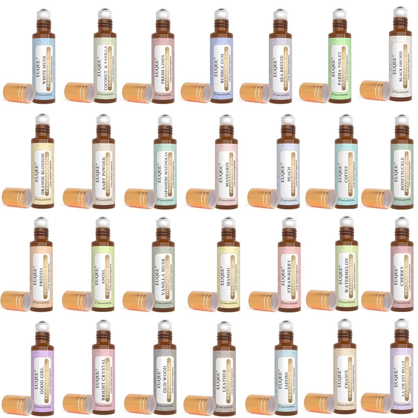 EUQEE 10ml Fragrance Oil Roll-On Long Lasting Scent La Vie Est Belle