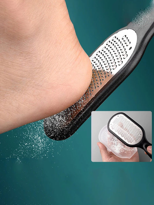 Professional Foot Care Tool - Stainless Steel Foot File for Dead Skin