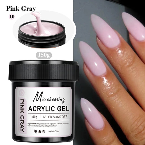 1Jar 100/150g Poly Nail Gel UV LED Cured Builder Nail Gel Acrylic