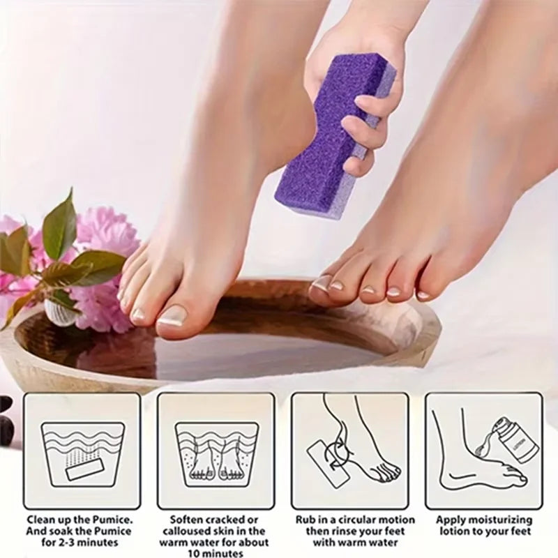 1Pcs/10Pcs Foot Scrubbing Stone Pumice Stone Foot File Callus Dead