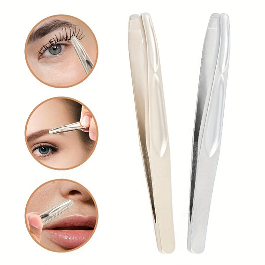 1pc Professional Lash Extension Tweezers Straight and Curved Eyelash