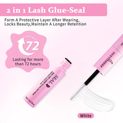 Eyelash Glue and Seal for Eyelash Clusters Strong Fixed  Eyelash Glue