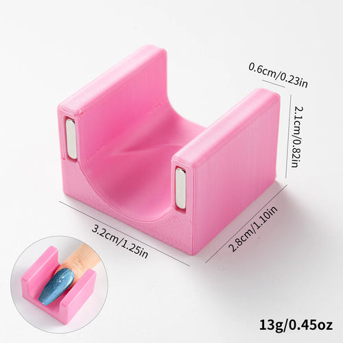 1/2 Pcs U-Shaped Nail Art Tool Cat Eye Gel Polish Enhancer for French