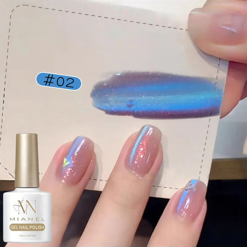 MIANEL Blue Tears Cat Eye Series 3 Colors Unique Blue Color And