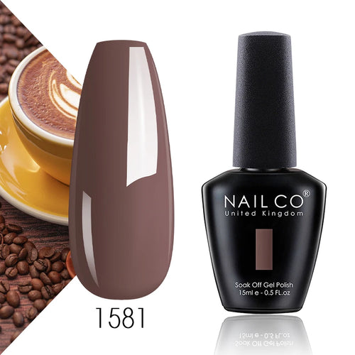 NAILCO 15ml Translucent Color Gel Nail Polish Vernis Semi Permanent UV